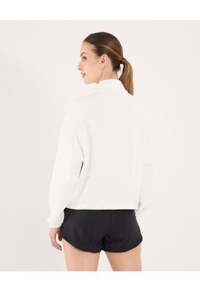 Buzo Para Mujer Cuello Alto O Cuello Tortuga Color Marfil Marca Ostu #40060508