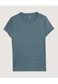 Camiseta  Para Mujer Manga Corta Cuello Redondo Color Verde Marca Ostu #40092802 de Ostu