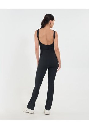 Enterizo Para Mujer Manga Sisa Color Negro Marca Ostu #40320130