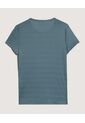 Camiseta  Para Mujer Manga Corta Cuello Redondo Color Verde Marca Ostu #40092802 de Ostu