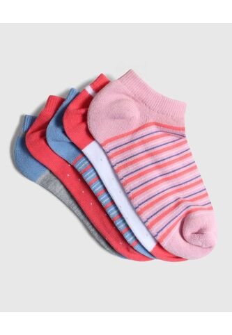 Medias Para Niña Invisible Color Pack X Marca Ostu #90980103 Ostu