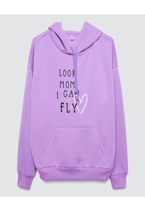 Buzo Para Mujer Hoodie Color Morado Marca Ostu #40060312