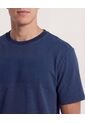 Camiseta  Para Hombre Manga Corta Cuello Redondo Color Azul Marca Ostu #60091956 de Ostu