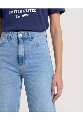 Jean Para Mujer Culotte Color Azul Claro Marca Ostu #40160463