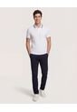 Polo  Para Hombre Cuello Tejido Sin Bolsillo Color Blanco Marca Ostu #60110901 de Ostu
