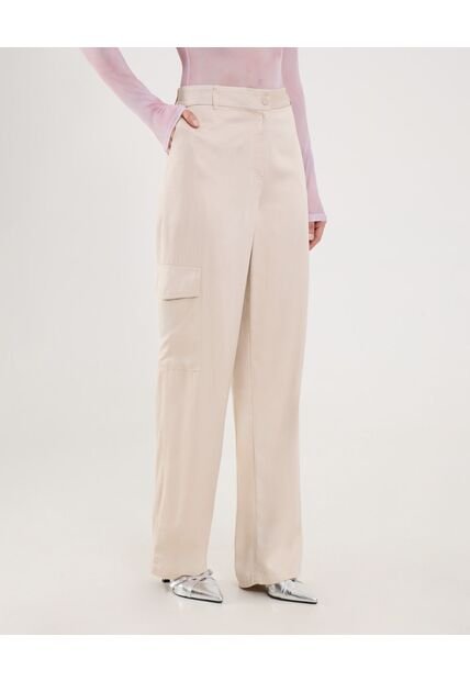 Pantalón Para Mujer Moda Color Beige Marca Ostu #40070798