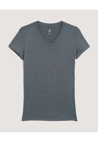 Camiseta  Para Mujer Manga Corta Cuello V Color Verde Marca Ostu #40092805 Ostu