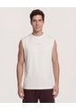 Camiseta  Para Hombre Manga Sisa Cuello Redondo Color Crema Marca Ostu #60091942 de Ostu