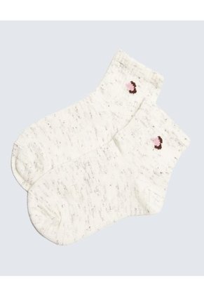 Medias Infantil Niña Tobillera Color Negro Marca Ostu #90980148