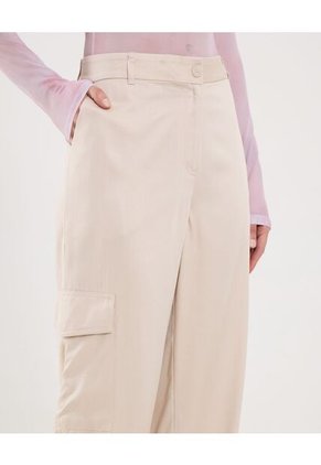 Pantalón Para Mujer Moda Color Beige Marca Ostu #40070798
