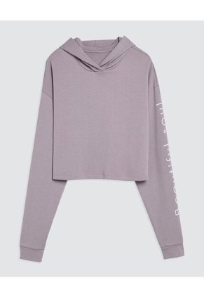 Buzo Para Mujer Hoodie Color Morado Marca Ostu #40060225