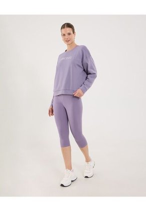 Buzo Para Mujer Cuello Redondo Color Lila Marca Ostu #40060484