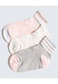 Medias Infantil Niña Tobillera Color Gris Marca Ostu #90980127 de Ostu