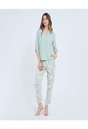 Pantalón Para Mujer Jogger Color Verde Marca Ostu #40070770