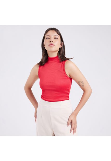 Camiseta Para Mujer Manga Sisa Color Rojo Marca Ostu #40091833