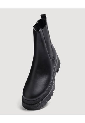 Botas  Para Mujer Botin Color Negro Marca Ostu #40670006