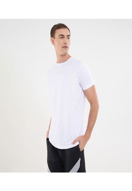 Camiseta Para Hombre Manga Corta Cuello Redondo Color Blanco Marca Ostu #60091693