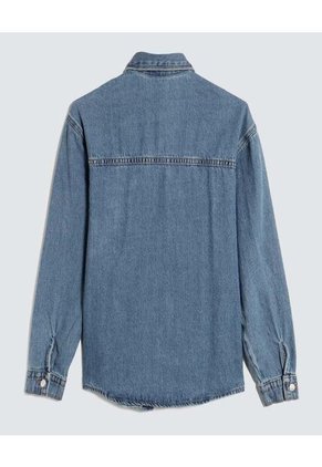 Camisa Para Niña Manga Larga Color Azul  Marca Ostu #90010009