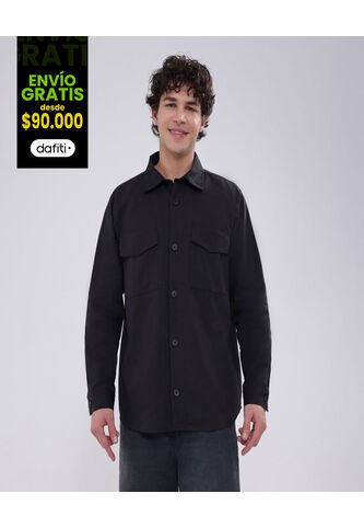 Chaqueta Para Hombre  Color Negro Marca Ostu #60080150 Ostu