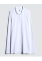 Polo Para Hombre M/L Cuello Tejido Sin Bolsillo Color Blanco Marca Ostu #60110625 de Ostu