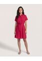 Vestido Para Mujer Manga Corta Color Rojo Marca Ostu #40170266 de Ostu