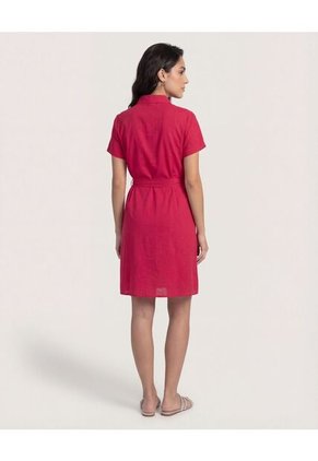 Vestido Para Mujer Manga Corta Color Rojo Marca Ostu #40170266