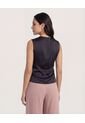 Blusa  Para Mujer Manga Sisa Color Negro Marca Ostu #40121241 de Ostu