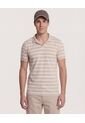 Polo  Para Hombre Cuello Tejido Sin Bolsillo Color Avena Marca Ostu #60110853 de Ostu