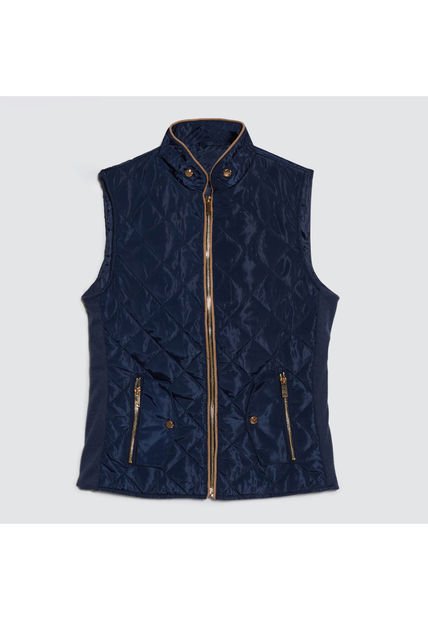 Chaleco Para Mujer  Color Azul  Marca Ostu #40250011
