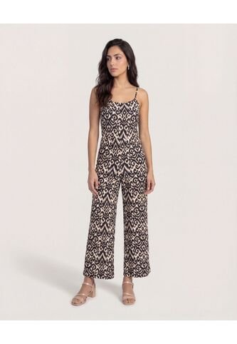 Enterizo Para Mujer Manga Sisa Color Negro Marca Ostu #40320107 Ostu