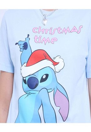 Camiseta Para Mujer Stitch Navideño  De Mujer #40092360 Ostu