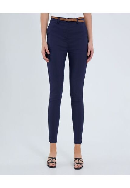 Pantalón Para Mujer Chino Color Azul Marca Ostu #40070762