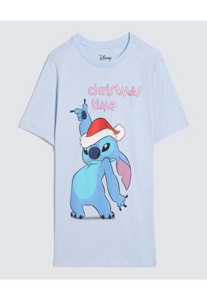 Camiseta Para Mujer Stitch Navideño  De Mujer #40092360 Ostu