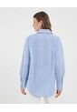 Camisa Para Mujer Manga Larga Color Azul Marca Ostu #40010334 de Ostu