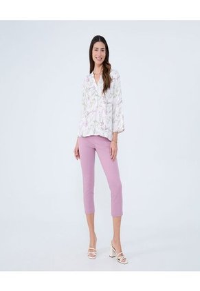 Blusa Para Mujer Manga 3/4 Color Lila  Marca Ostu #40121121