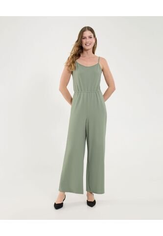 Enterizo Para Mujer Manga Sisa Color Verde Marca Ostu #40320125 Ostu