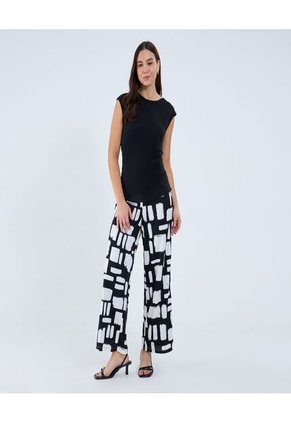 Pantalón Para Mujer Moda Color Negro Marca Ostu #40070782