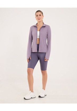 Buzo Para Mujer Cuello Alto O Cuello Tortuga Color Lila Marca Ostu #40060486