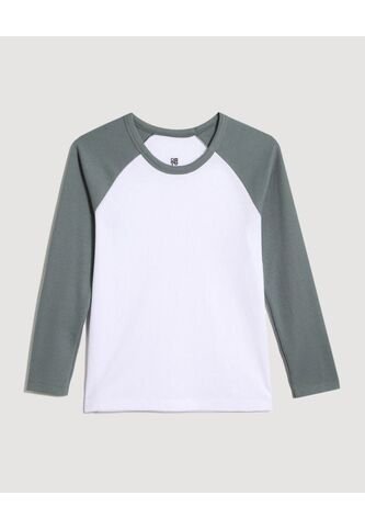 Camiseta Para Niño Manga Larga Color Blanco Marca Ostu #80090214 Ostu