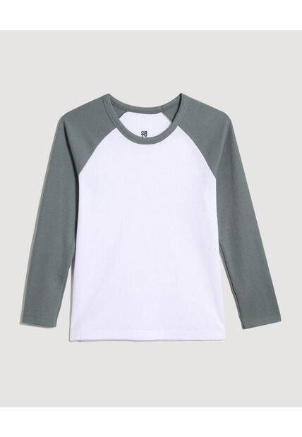 Camiseta Para Niño Manga Larga Color Blanco Marca Ostu #80090214