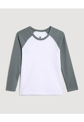 Camiseta Para Niño Manga Larga Color Blanco Marca Ostu #80090214