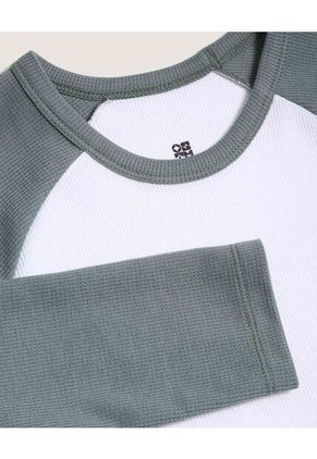 Camiseta Para Niño Manga Larga Color Blanco Marca Ostu #80090214