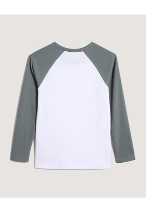 Camiseta Para Niño Manga Larga Color Blanco Marca Ostu #80090214