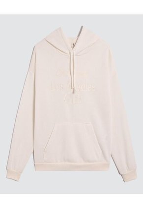 Buzo Para Mujer Hoodie Color Crema Marca Ostu #40060405