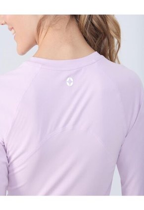 Crop Top Para Mujer Manga 3/4 Color Rosa Marca Ostu #40092291