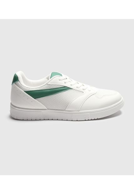 Tenis Para Hombre Casual Color Blanco Marca Ostu #60720123