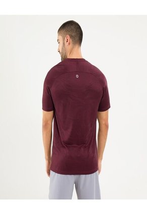 Camiseta Para Hombre Manga Corta Cuello Redondo Color Rojo Marca Ostu #60091632