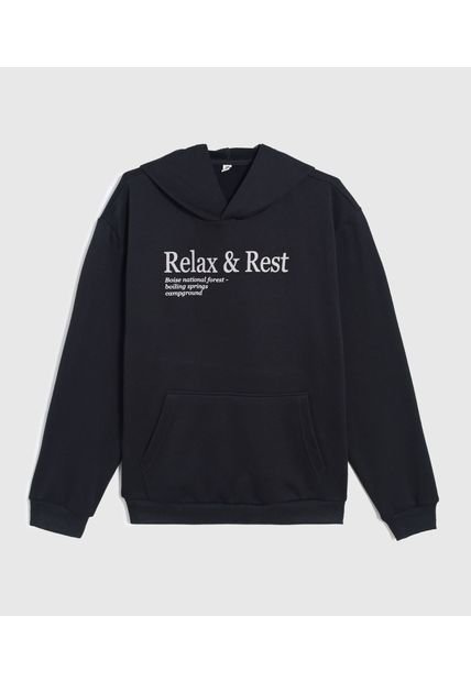 Buzo Para Hombre Hoodie Color Negro Marca Ostu #60060534