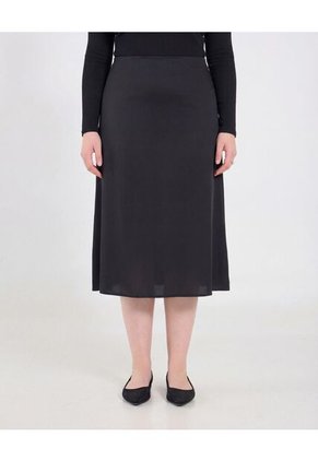 Falda Para Mujer Largo Color Negro Marca Ostu #40140196