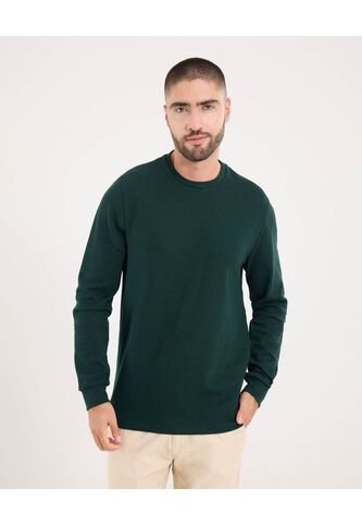 Buzo Para Hombre Cuello Redondo Color Verde Marca Ostu #60060567 Ostu